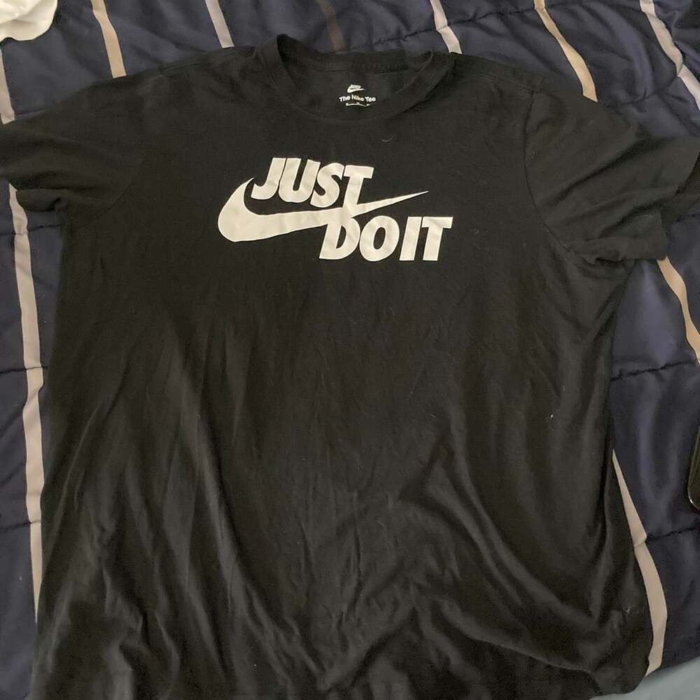 Nike The Nike Tee Just Do It T-Shirt Size XL Black